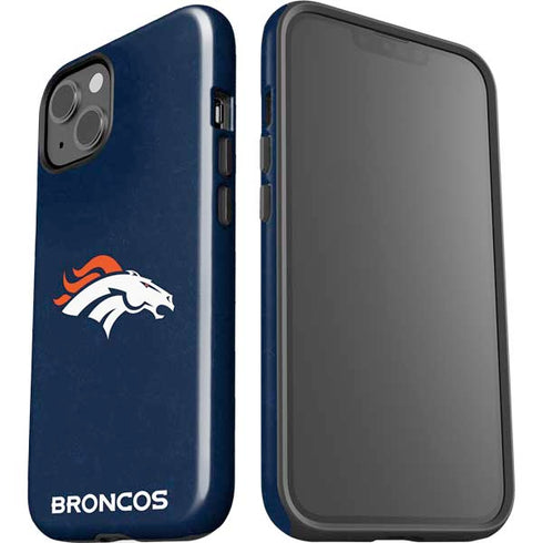 NFL Denver Broncos - Distressed iPhone 15 Impact Case